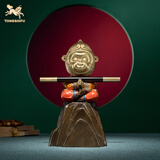 铜师傅《大圣之我心向佛》客厅 桌面 孙悟空齐天大圣铜摆件工艺品