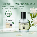 柏世曼（poacherman）9号栀子花香水正品女士天然花香持久香氛甜美淡雅淡香香水小样 9栀子花30ml