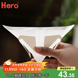Hero挂耳滤纸 V型咖啡滤纸便携滤泡式手冲咖啡滤杯套装过滤网 滤袋