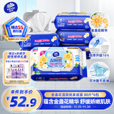维达（Vinda）湿厕纸 家庭装80片*6包 金盏花精华 加厚洁厕湿纸巾湿纸巾可冲散
