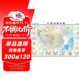 高清大尺寸水晶地图地理版 中国地图 学生地理学习必备 防水桌面墙贴地图挂图