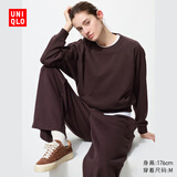 优衣库女装短卫衣/运动衫套头衫479602 39 棕黑色 2XL /165/100B