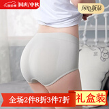 法国KJ日系蜂巢内裤女提臀收腹三角中腰裤头翘臀裤2021新品 单条蜂巢内裤（装） 1条 均码 (适合80-150斤)