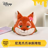 迪士尼（Disney）疯狂动物城尼克爪爪冰斜挎包毛绒玩具玩偶包生日礼物女送闺蜜实用