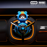 哈天雷【次日达】小风扇车载香水出风口汽车香氛内饰品财神摆件装饰香薰 新款摇头-小蓝（2香片） 10g