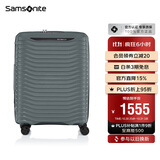 新秀丽（Samsonite）行李箱25英寸拉杆箱简约大波浪箱旅行箱KJ1钢青色托运密码箱
