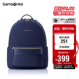 新秀丽（Samsonite）双肩包13英寸电脑包女士背包大学生书包简约时尚旅行包TQ4
