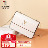 啄木鸟（TUCANO）包包女款2025年牛皮链条小方包单肩斜挎包实用生日礼物送女友