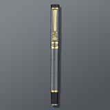 英雄钢笔式毛笔秀丽笔软笔书法笔专用练字硬笔楷书小楷狼毫便携加墨科学软笔式钢笔毛笔式钢笔软头 琴夹 · 灰【赠墨水+24支墨囊】 钢笔式毛笔