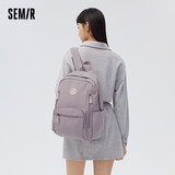 森马（Semir）双肩包女背包大容量简约男生电脑包书包女大学生105225153217