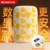 志高（CHIGO）热水袋充电暖水袋暖宝宝热敷肚子腰椎暖手脚 双插手款 温度数显