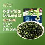 京鲜生 浦之灵农家青雪菜500g/袋 雪里蕻 无亚硝酸盐咸菜 冷冻蔬菜
