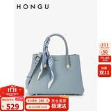 红谷女包单肩包女手提包包牛皮斜挎包丝巾搭配戴妃包 生日礼物送女友