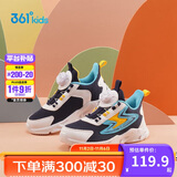 361°童鞋 儿童跑鞋四季男女童3-14岁助推科技旋钮跑鞋 蓝31