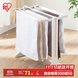 爱丽思（IRIS） 晾衣架落地折叠晾衣杆卧室挂衣架室内阳台晒衣架衣帽架晾晒架子 【加高加宽】毛巾架 长73.4*高75