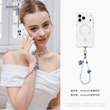 麦麦米【春启新程】手机挂链 优雅知性珍珠鲜花创意手机链 适用iPhone苹果华为三星全系列女士手机壳挂绳