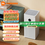 小米（MI）米家空气净化器4lite 家用除甲醛除异味PM2.5轻音设计LED显示屏智能控制小巧不占地七夕节礼物推荐 米家空气净化器 4 lite