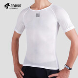 兰帕达骑行服速干排汗衫打底衫公路自行车骑行短袖内衣网眼透气面料