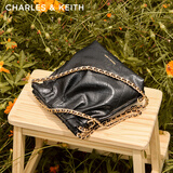 CHARLES&KEITH迷你菱格链条流浪包单肩包双肩包包女包生日礼物CK2-60782390