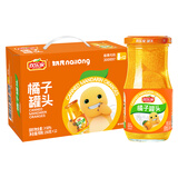 欢乐家×奶龙 橘子罐头256g*12瓶 新鲜桔子水果罐头礼盒送礼 休闲零食
