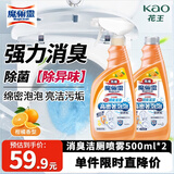花王（KAO）消臭马桶清洁剂套装500ml*2 洁厕剂喷雾洁厕灵厕所清洗剂洁厕液