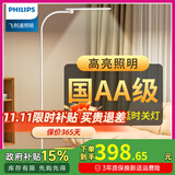 飞利浦F1护眼落地灯 全光谱儿童学习专用立式学生书桌led阅读客厅灯 【全光谱】国AA级护眼+三段色温 【无蓝光伤害】【高显色】