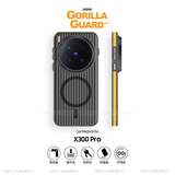 猩球卫士高级感防指纹适用vivoX300Pro磁吸光栅纹理手机壳vivo x300pro超薄行李箱条纹保护套磨砂外壳黑黄