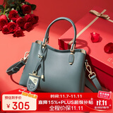 红蜻蜓包包女包牛皮斜挎单肩包手提包送妈妈女友老婆生日礼物礼盒装