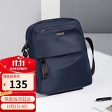高尔夫GOLF单肩包男士休闲斜挎包男大容量牛津布防泼水轻便手机包学生随身小挎包运动男包5I797449J深黛蓝