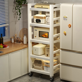 佳帮手厨房置物架落地免安装收纳架一体家用锅架多功能储物架4-30