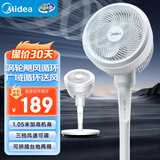 美的（Midea）电风扇 空气循环扇家用立式落地大风力摇头落地扇电扇桌面台扇轻音低噪小风扇 FGA24TS