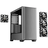 安钛克(Antec)P7 S进阶版电脑中塔主机箱办公静音侧板/降噪/配4把PWM公母串风扇/三面吸音/支持360水冷