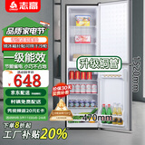 志高电冰箱双门家用节能冰箱出租屋冷藏冷冻环保迷你冰箱办公室公寓租房宿舍低噪电冰箱 S252蓝色一级能效【家用商用】