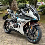 英迈纶二手春风450SR双缸水冷450CC仿赛成人摩托车跑车  手续齐全可上牌 单摇臂蓝色 牌证齐全可上牌