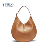 Polo Ralph Lauren 拉夫劳伦 Polo ID 女配 经典款皮革大号单肩包RL51958 270-棕色 ONE