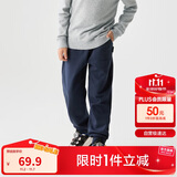 巴拉巴拉童装儿童裤子男童女童加绒长裤冬保暖运动休闲束脚裤208424108217