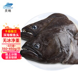 灵略格陵兰鲽鱼头净重350-450g/只*3 深海鸦片鱼头比目鱼头海鲜鱼类