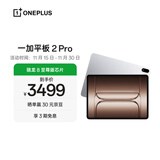 一加平板 2 Pro 13.2英寸平板电脑骁龙8至尊版芯片12GB+256GB 冰川银 游戏办公学生