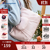 Champion冠军新款单肩包女休闲斜挎包潮流通勤甜美子母包 粉色 均码
