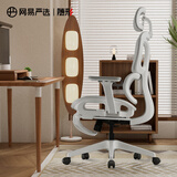 网易严选小蛮腰S9pro有搁脚灰色 人体工学电脑椅办公椅电竞老板会议学习椅