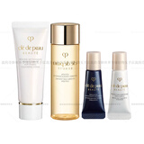 肌肤之钥CPB钻光护肤套装 乳液面霜精华眼霜爽肤水洗面奶 小样试用装旅行 4件套 洁面+水+日夜乳5ml