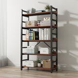 密林书架置物架落地多层收纳架客厅书柜家用货架放书简易储物架 5层80