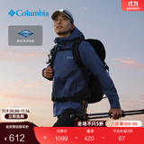 Columbia蒋奇明同款哥伦比亚户外情侣防水冲锋衣全天候徒步连帽外套XE5743 478 海军蓝 S(170/92A)