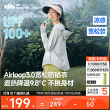 蕉下（beneunder）防晒衣女宽松百搭防紫外线出行AL417浅炭灰均码加大