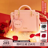 欧时纳（JUST STAR）包包女款2025新款轻奢侈单肩斜挎包高级感手提包女士包生日礼物女