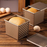 杰凯诺（Jekero）吐司盒模具 烘焙家用工具不沾小吐司模具带盖烤箱 小吐司模具250g