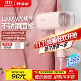 海尔（Haier）手持小型挂烫机 蒸汽电熨斗家用差旅折叠迷你便携烫衣机 除菌除皱定型熨烫机 HY-GW2503团购礼物