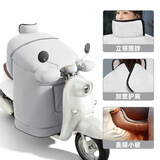 ALLFORVITA电动车挡风被秋冬季加厚加绒防风被摩托车罩绒护膝防雪雨水挡风衣 【盖腿款】灰丨护脖护肩+加宽侧翼 次日达【加厚御寒棉】保暖护膝防风防雨膜