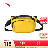 安踏（ANTA）防泼水斜挎包 男女夏季户外城市简约通勤包日常时尚格纹百搭挎包 姜黄-3 均码