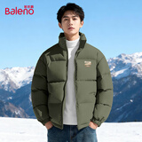 班尼路（Baleno）冬季棉服男保暖男士外套夹棉加厚宽松大码面包服防风立领棉袄男